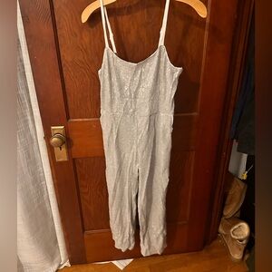 Anthropologie sequin jumpsuit